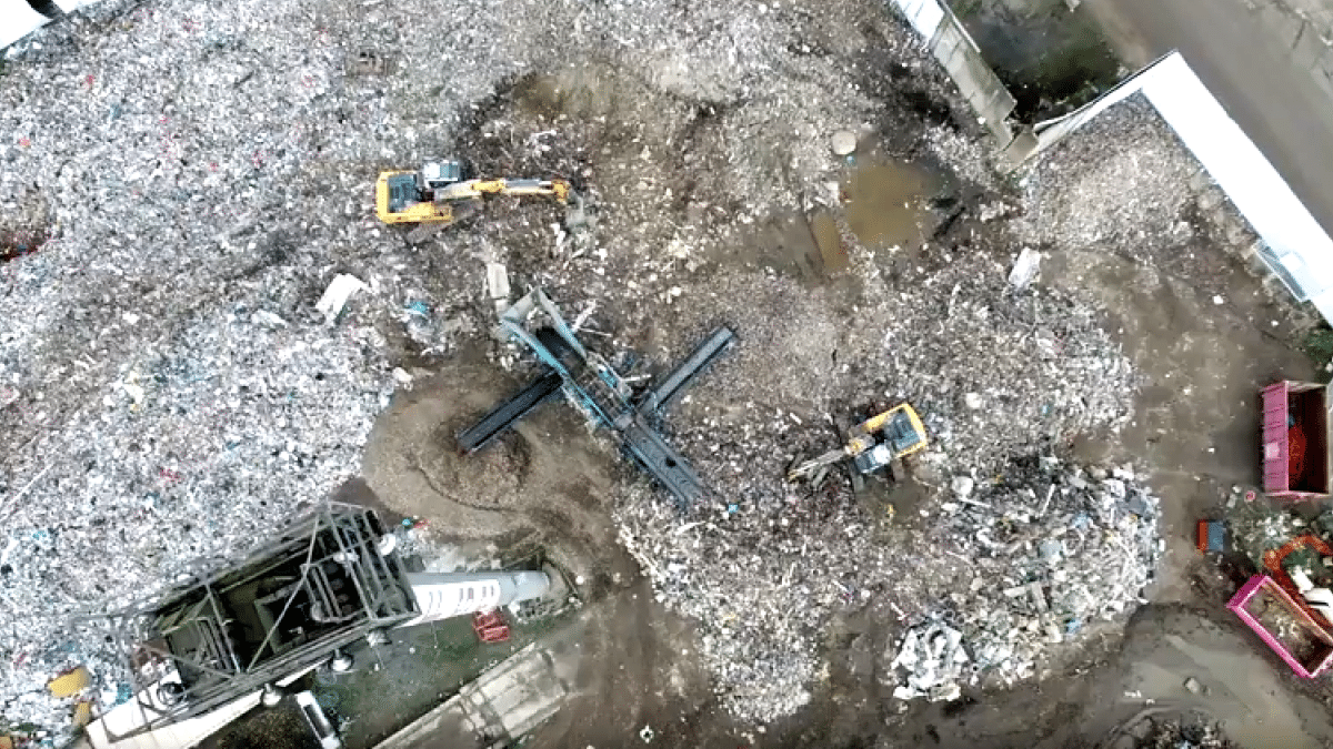 OGD trie et valorise un dépôt sauvage de déchets de chantier