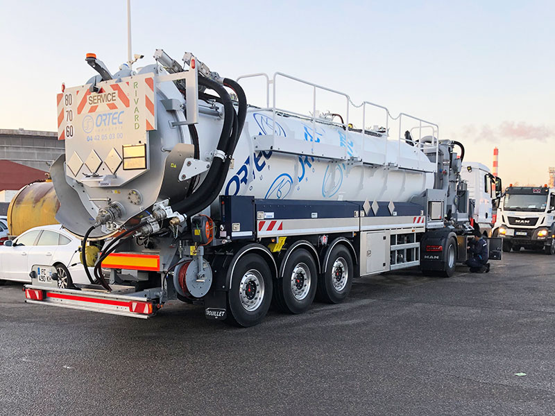 technique de pompage - camion