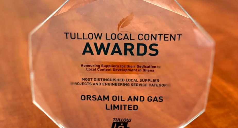 Tullow décerne le prix Local Content aux équipes ORSAM Oil & Gas